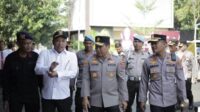 Kunjungan Kapolda Jatim, Irjen Toni Hermanto ke Mapolres Sampang didampingi Bupati Sampang H. Slamet Junaidi dan Kapolres, AKBP Siswantoro (abd/lacakpos)