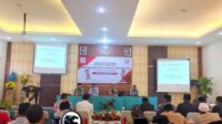 Sosialisasi Pembentukan Pengawas TPS Pemilu 2024 yang digelar Bawaslu Sampang di Hotel Bahagia, Minggu, (24/12/2023)