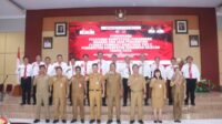 PPK Bupati (FDW) Franky Donny Wongkar, SH., pelatihan kompetensi pengadaan barang dan jasa pemerintah pejabat pembuat Komitmen Tipe C Pemerintah Kabupaten Minahasa Selatan Tahun 2023, bertempat di Badan Pengembangan Sumber Daya Manusia Daerah Provinsi Sulawesi Utara, Senin (11/12/2023).
