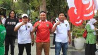 FAUSI, S.Pd., M.Pd (tengah) Caleg Partai Nasdem Dapil IV (Sokobanah-Karang Penang)