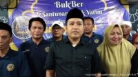 Wapim DPRD Kabupaten Sampang dari Fraksi NasDem, Rudi Kurniawan saat Gelar Launching "Sahabat Rudi" bertempat di RM. Bunda Vivin, Jalan Diponegoro Kelurahan Banyuanyar-Sampang, Jum'at (29/03/2024)