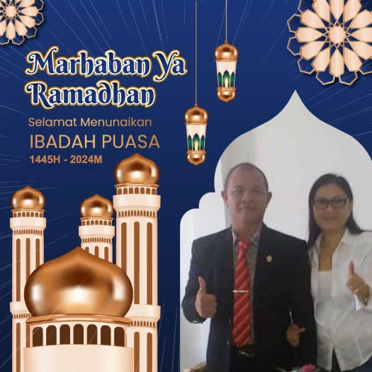 Anggota Dewan:Jerry wilem pangkey bersama istri.