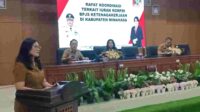 Sekretaris Daerah Kabupaten Minahasa Dr. Lynda Deisye Watania MM, M,Si saat memberikan arahan (ist)