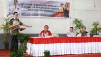 Penjabat Bupati Minahasa, Dr Noudy Tendean, S.IP M.Si, saat membawakan sambutan (ist)