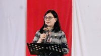 Sekretaris Daerah Kabupaten Minahasa, Dr. Lynda D. Watania, MM, MSi saat membawakan sambutan (ist)