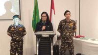 Sekretaris Daerah Kabupaten Minahasa Dr. Lynda D. Watania MM,MSi,l saat membawakan sambutan (ist)