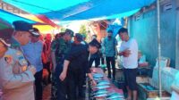 Penjabat Bupati Minahasa Dr Noudy R.P Tendean bersama Forkopimda saat sidak pasar (ist)
