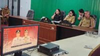 Sekretaris Daerah Kabupaten Minahasa, Dr. Lynda D. Watania, MM, M.Si, dan jajaran mengikuti Rapat Koordinasi (Rakor) Pengendalian Inflasi Tahun 2025 (ist)