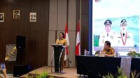 Sekretaris Daerah (Sekda) Minahasa, Dr. Lynda Watania, MM, M.Si. saat memberi pemaparan (ist)