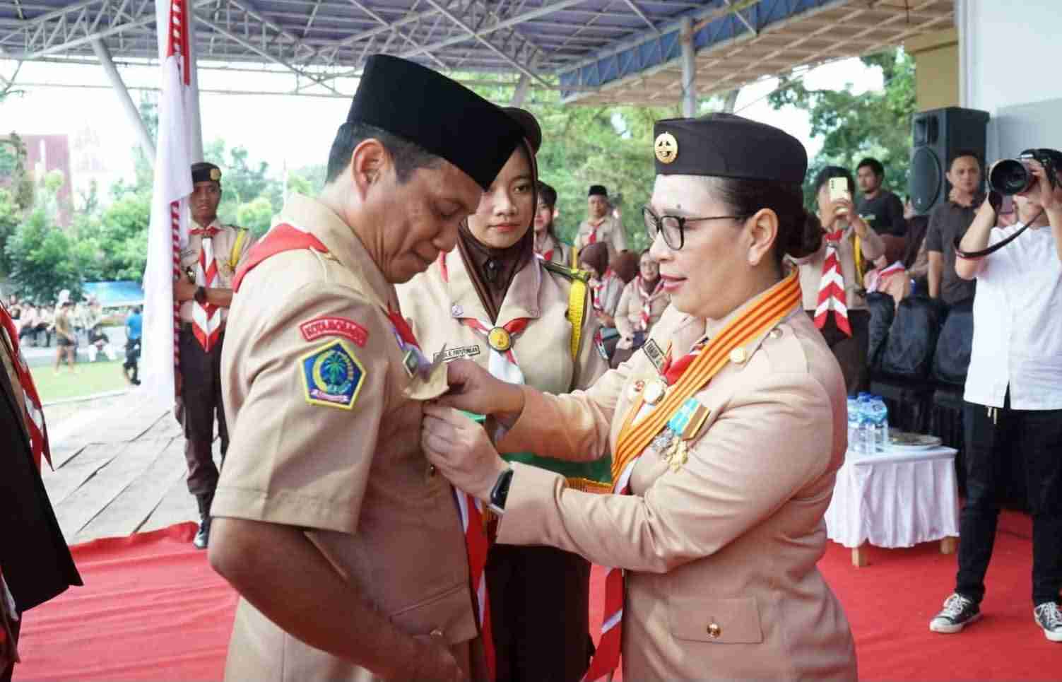 Vanda Sarundajang Kukuhkan Mabicab dan Tegaskan Peran Strategis Pramuka di Kotamobagu – LacakPos.co.id