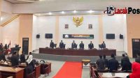 Rapat Paripurna DPRD Agenda Penyampaian Rekomendasi LKPJ Bupati TA 2025 dan Pengesahan 4 Raperda, Kamis (30/04/2026).